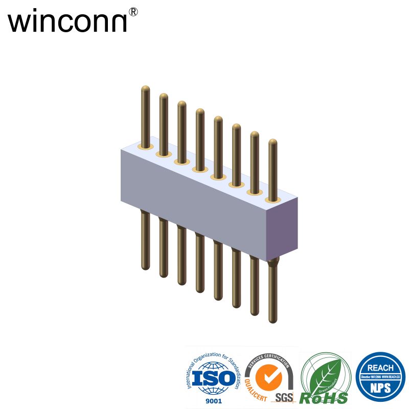 ic sip socket 1.27mm single row straight DIP Round Female Header sockets for ics connector