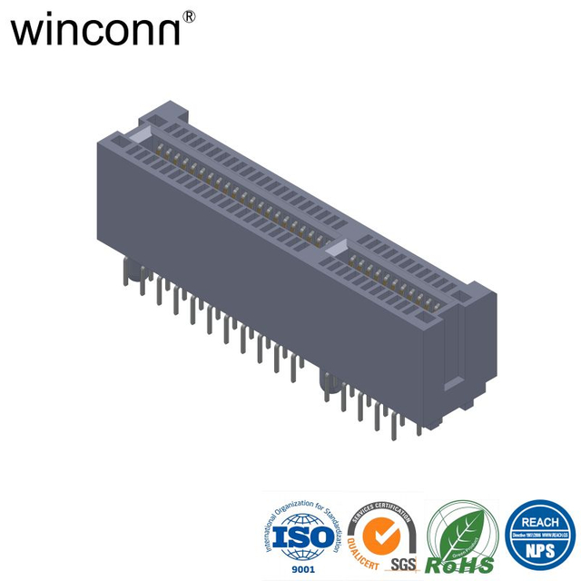 Horizontal DIP Explosion-proof PCIE Connector