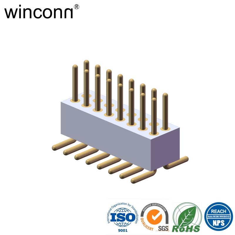 smd ic socket terminal double row vertical SMT 1.27mm IC Socket connector