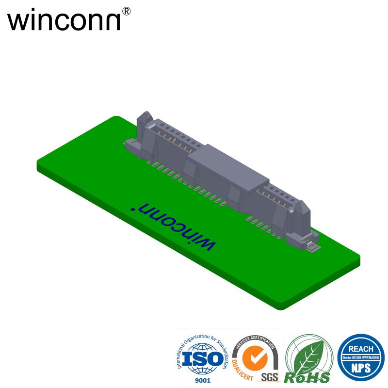 Metal post PCB Mount Straight SMT Storage SATA