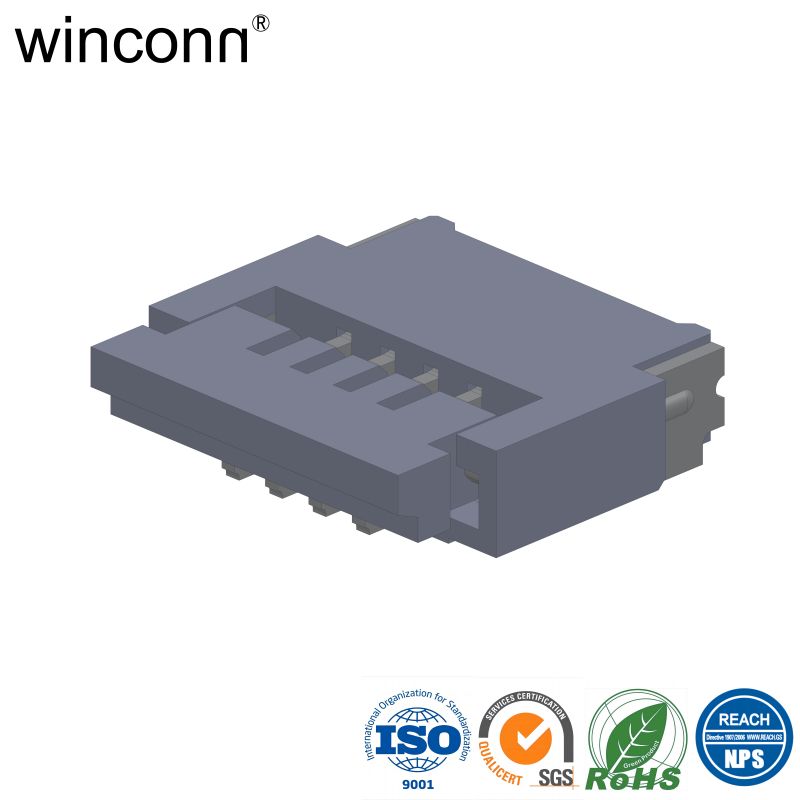 horizontal surface mount Polyester Film 0.019"(0.5mm) FFC connector