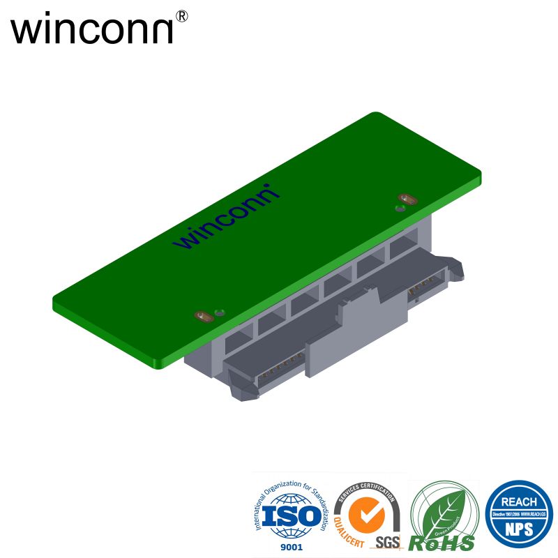LCP Easy actuation 0.031"*0.047"(0.8mm*1.20) SATA connector