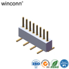 zif ic socket single row straight SMT round female header 28 pin dip ic socket connector