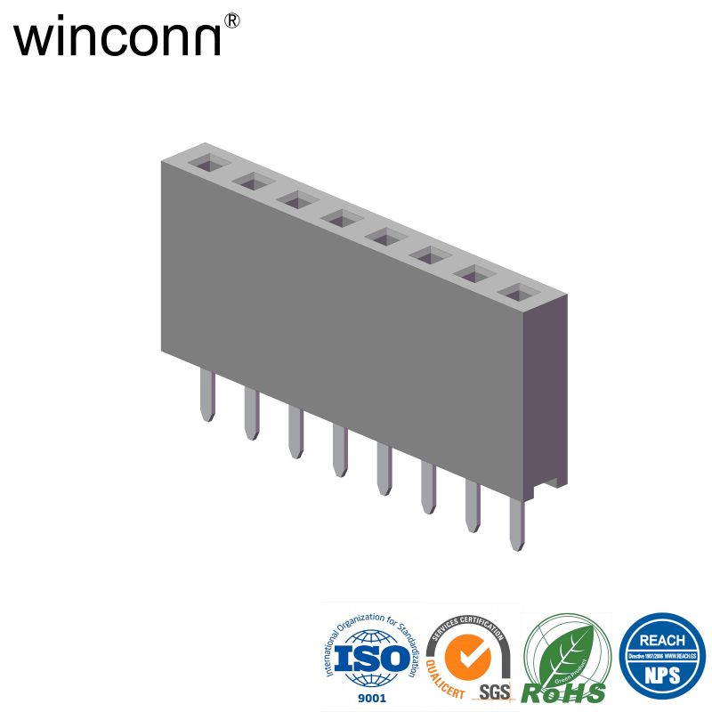 Straight DIP Signal Wire-to-Board Female Header socket