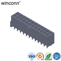 MINI FIT 4.2mm VERTICAL DIP TYPE (Left Post)power ATX connector 