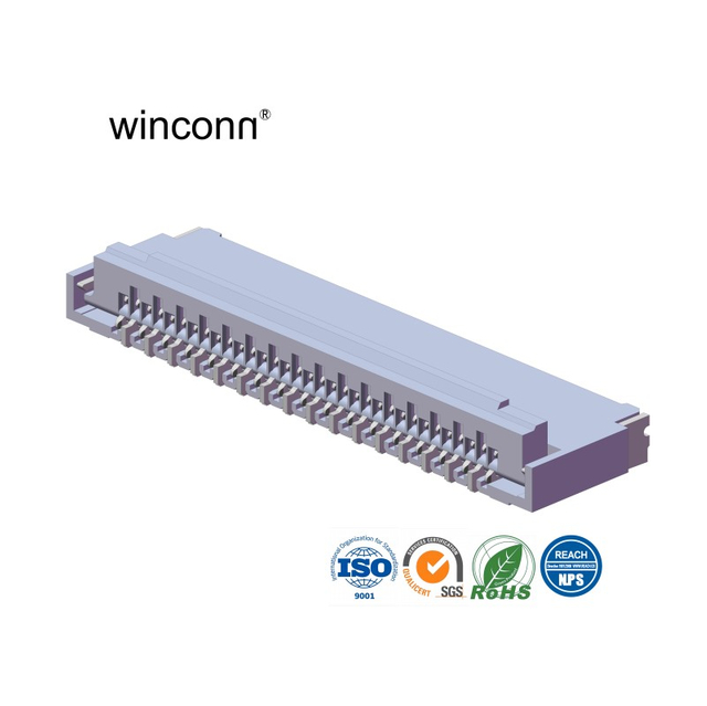 Right Angle SMT Copper 0.011(0.3mm) FFC connector