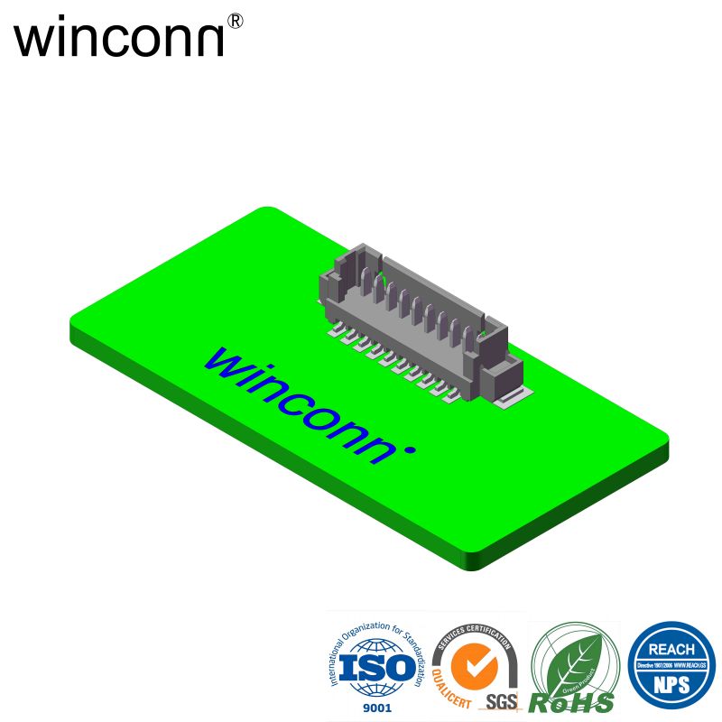 1.25mm WTB vertical SMT straight SMD wire to board wafer socket terminal connector