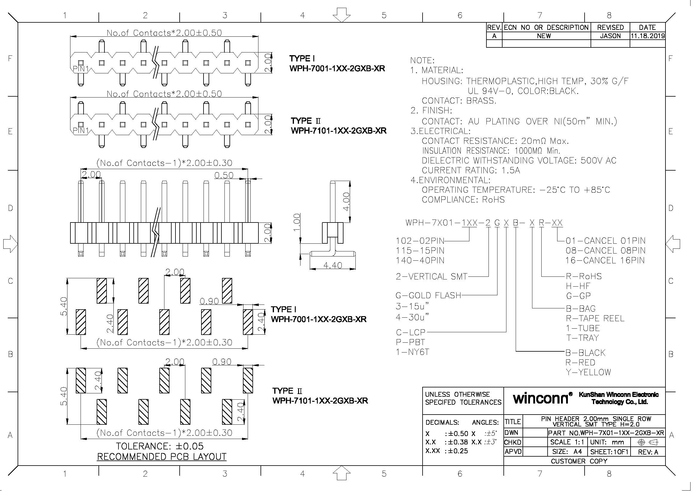 WPH-7X01-1XX-2GXB-XR