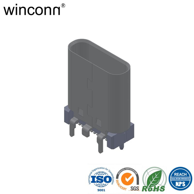 Low Frequency Stainless Steel 0.078"(2.00mm) USB 3.1 connector