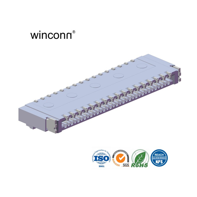 Right Angle SMT Copper 0.011(0.3mm) FFC connector