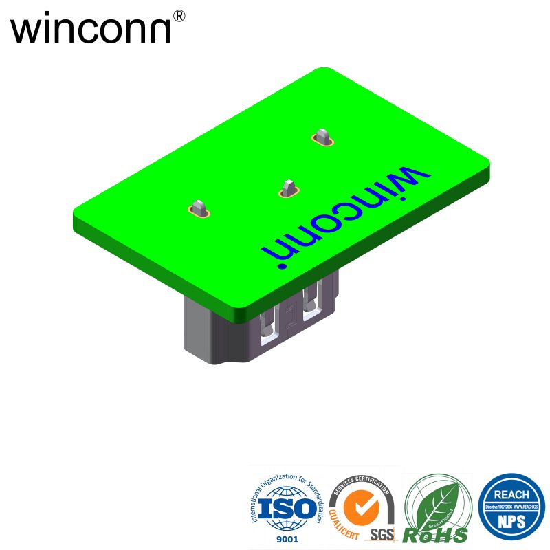 Vertical SMT Video games HDMI socket