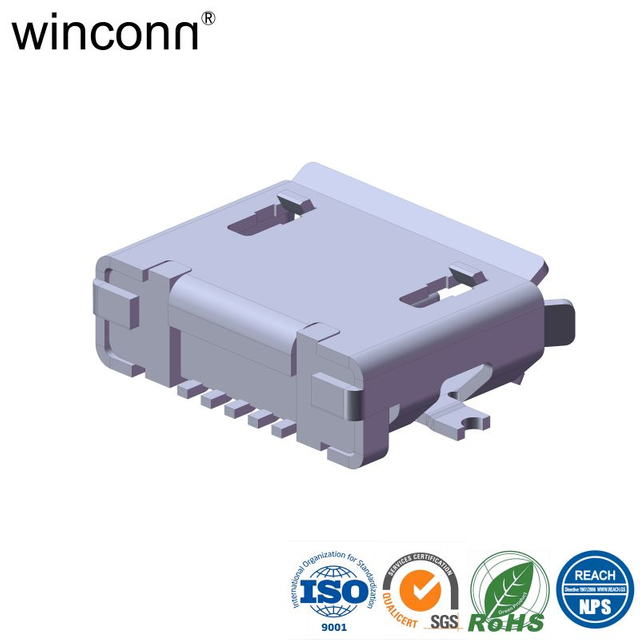 USB 10Gbps Vertical Mounting Style micro USB connector