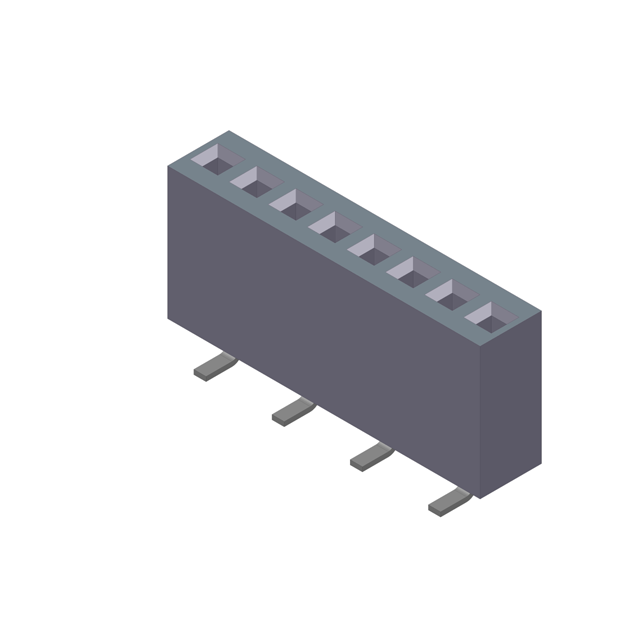 Straight SMT Board-to-Board Signal Wire-to-Board Female Header connector
