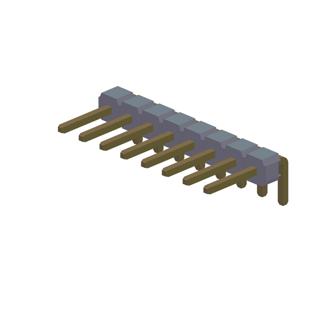 Right Angle DIP Wire-to-Panel Pin Header Terminal