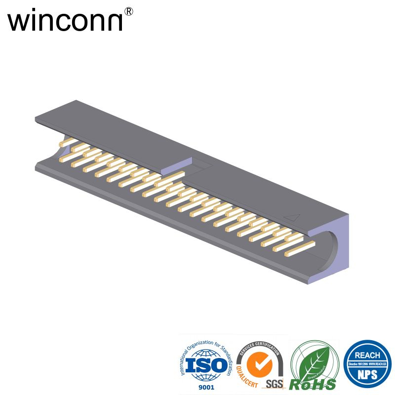 Box Header Pitch 2.54mm Right Angle DIP U Type from China manufacturer ...