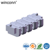 Battery Female 4p SMT Connector for Power with Breakaway Feature Black