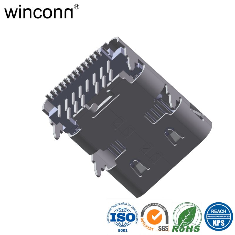 USB 3.1 Top-Mount Mounting Style Type C USB socket