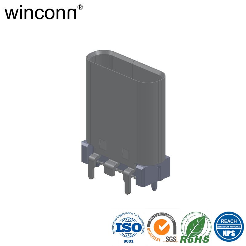 Low Frequency Stainless Steel 0.078"(2.00mm) USB 3.1 connector
