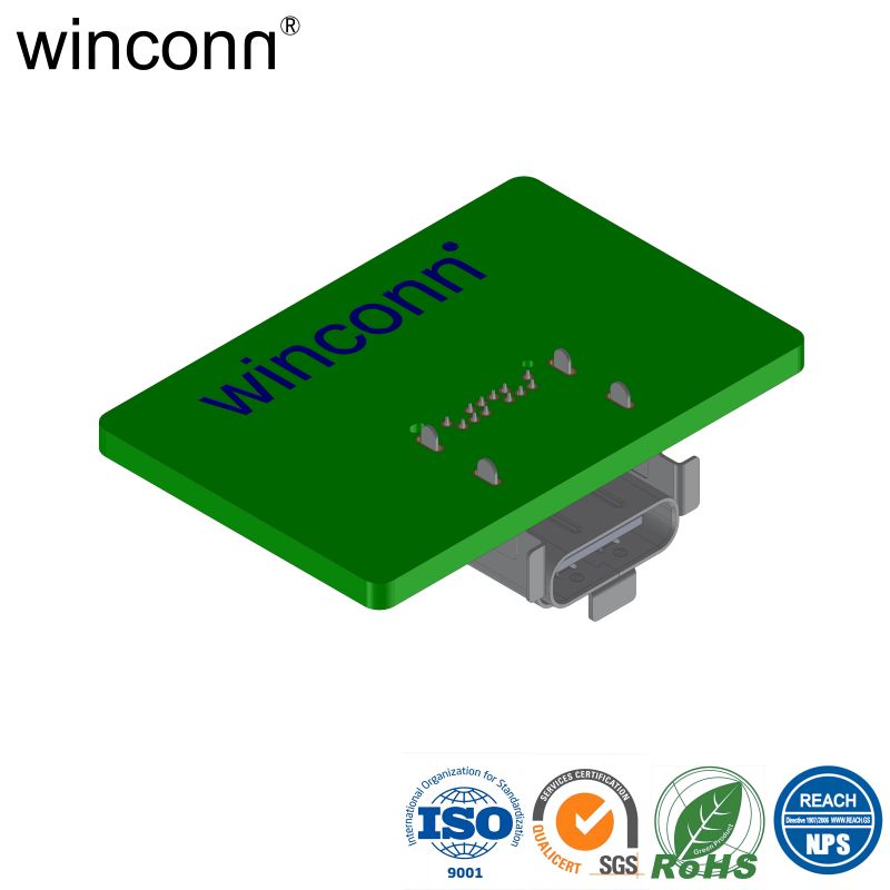 24P Top-Mount Mounting Style USB C Type connector