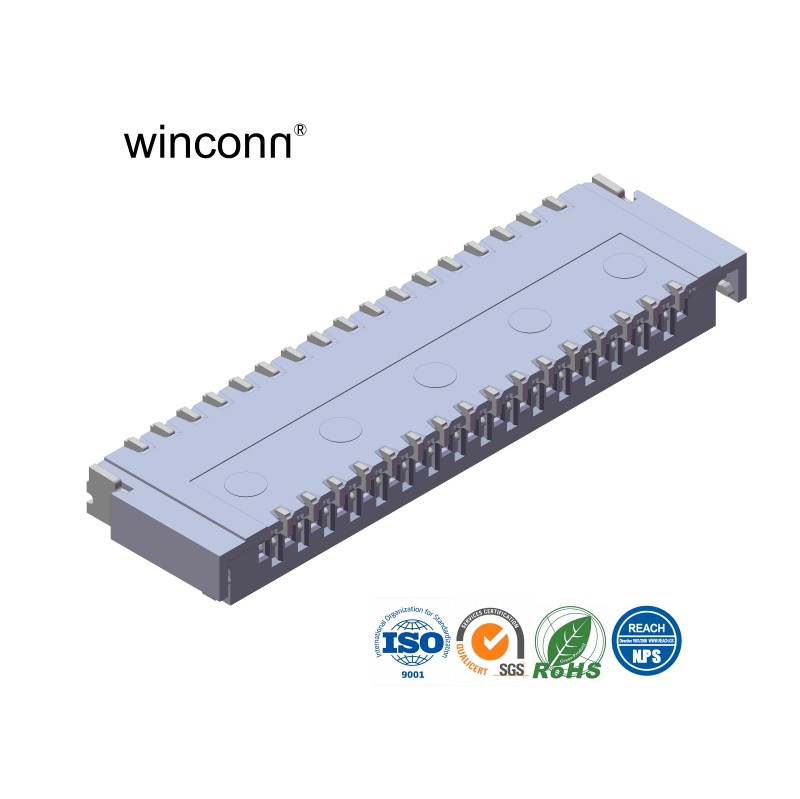 Right Angle SMT Copper 0.011(0.3mm) FFC connector