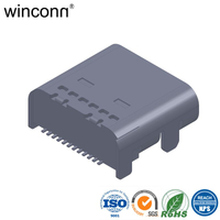Right Angle SMT Conduct Electricity USB Type C socket
