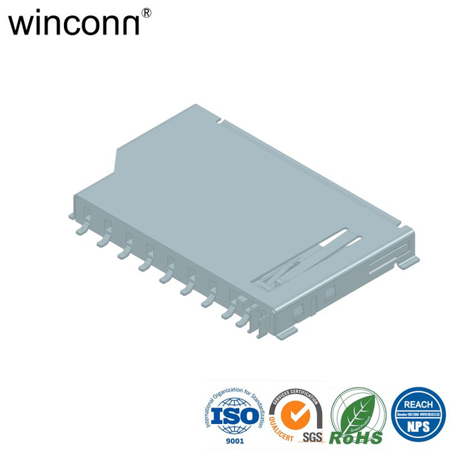 SD SHORT TYPE SMT mobile phone connector 