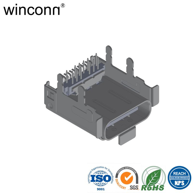 24P Top-Mount Mounting Style USB C Type connector