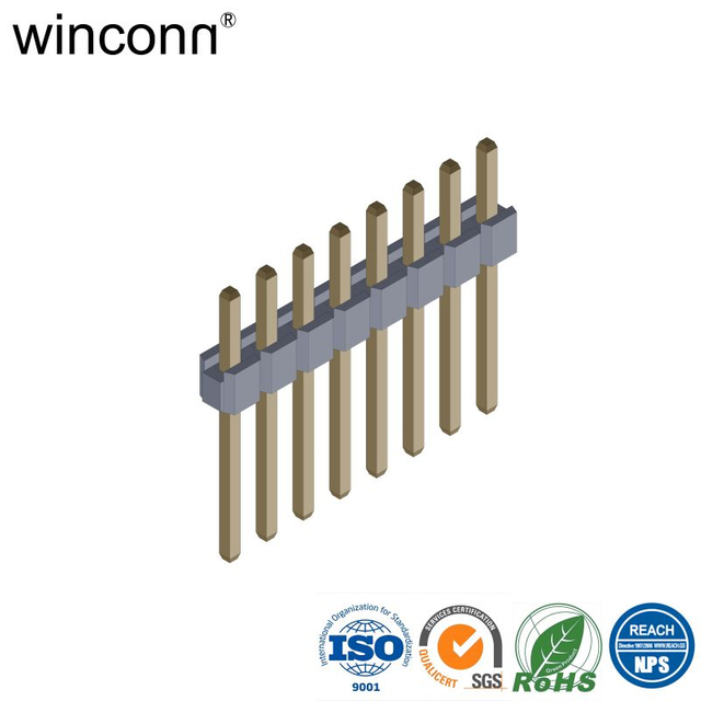 2.20mm single row straight DIP for car headlights for Automotive pin header socket terminal connector