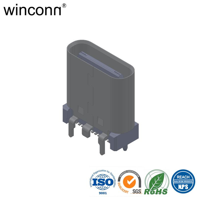 24P Top-Mount Mounting Style USB Type C connector