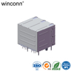 RJ45 2*2 with LED with transformer DIP socket connector 