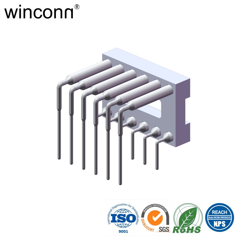 Female IC Socket 2.54mm*7.62mm Right Angle DIP Type connector