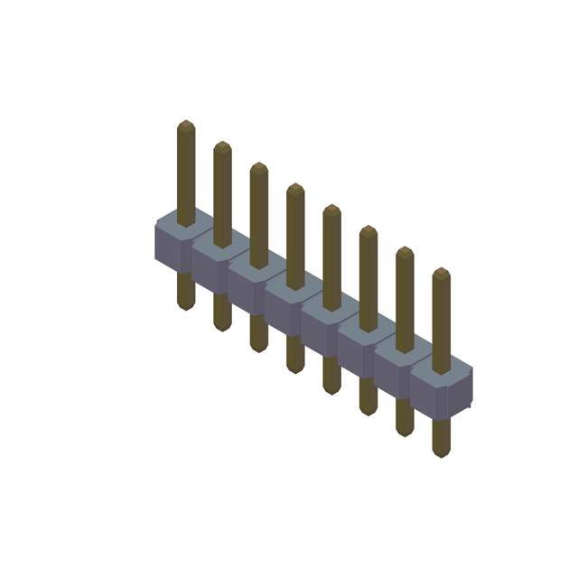 Housing Thickness=2.0mm Solder Cup Pin Header connector