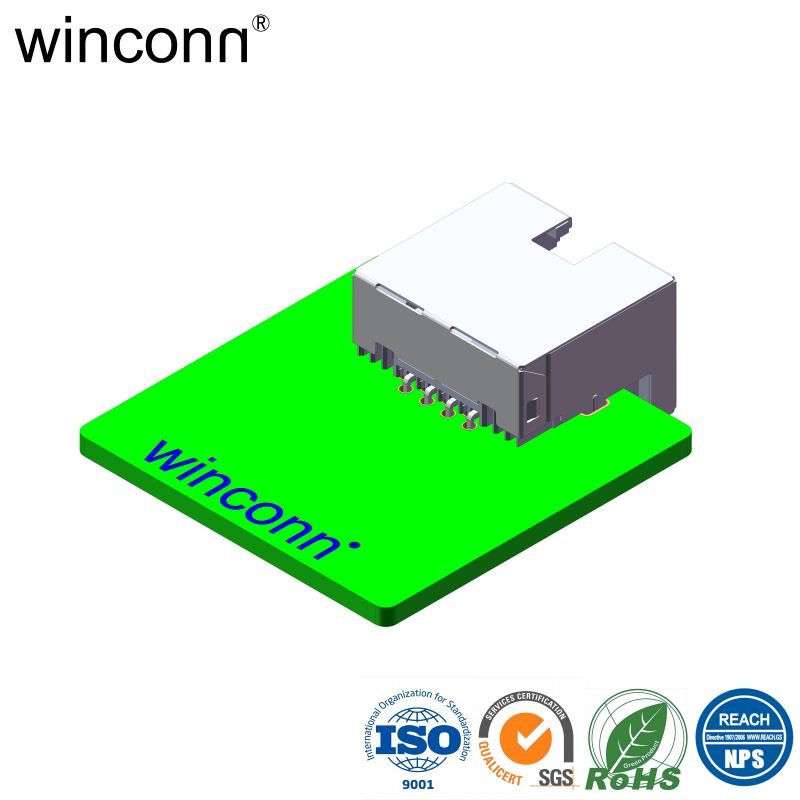 Sinker Type Right Angle DIP with LED RJ45 connector
