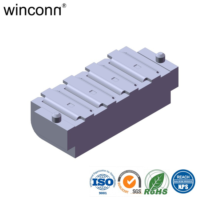 Battery Female 4p SMT Connector for Power with Breakaway Feature Black
