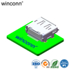 Right Angle SMT Medical Displayport connector
