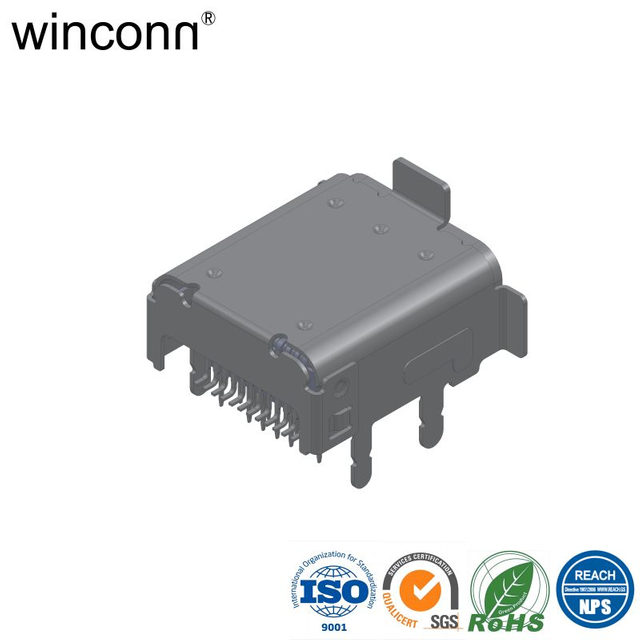 24P Top-Mount Mounting Style USB C Type connector