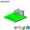 Female IC Socket 2.54mm*7.62mm Right Angle DIP Type connector