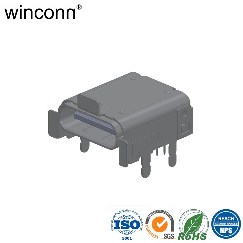 24P Top-Mount Mounting Style USB C Type connector