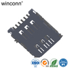 Nano SIM 6P 8P SMT mobile phone connector 