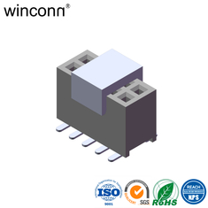 1.27mm vertical smt with post for mother board female header terminal socket connector
